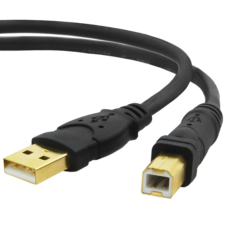 VICOX 33FT USB 2.0 Type A Male to B Male Printer Scanner Cord High Speed Compatible with HP Xerox Dell Epson Samsung and More USB Printer Cable Lexmark Canon
