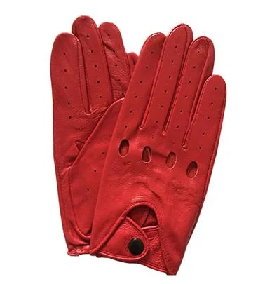 Two Chinese Buttons Long Sexy Ladies Opera Nappa Leather Gloves - Buy ...