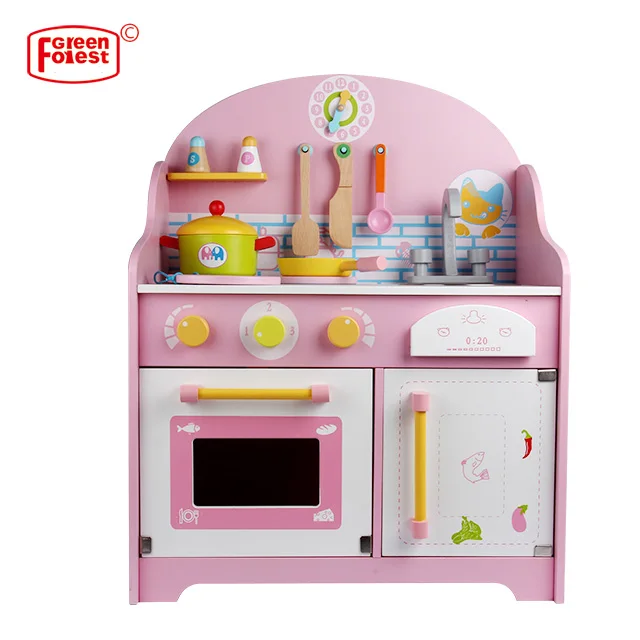 pink kitchen play