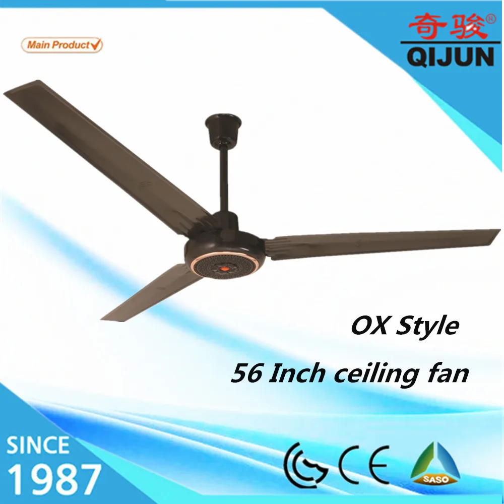 Fashion Black Color For 56 Inch Electric Low Watt Ceiling Fan With 56 Inch Electric Low Watt Ceiling Fan