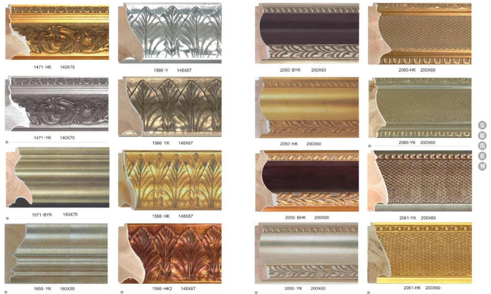 wood antique picture frame moulding