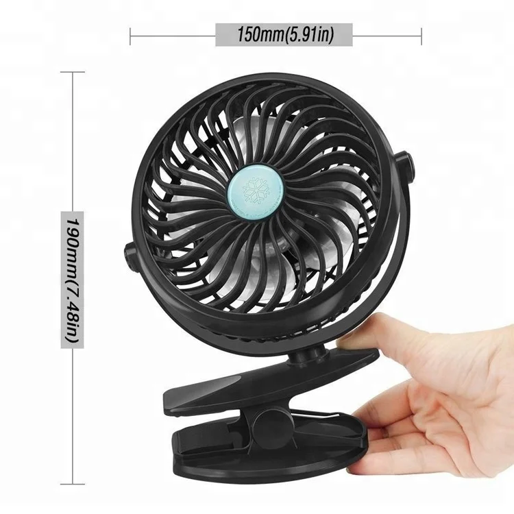 small portable fan with clip