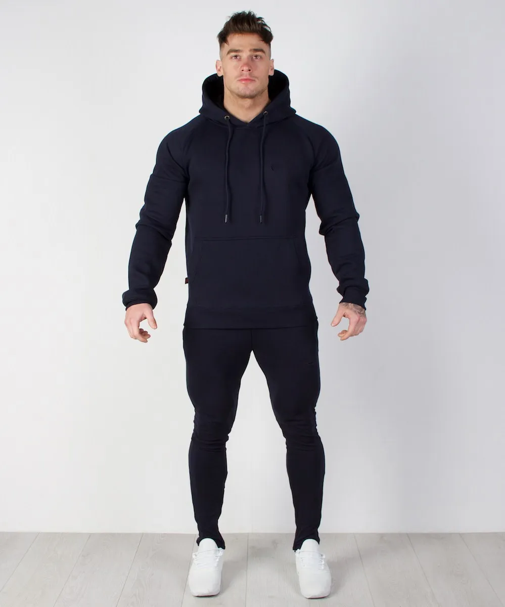 black slim fit tracksuit