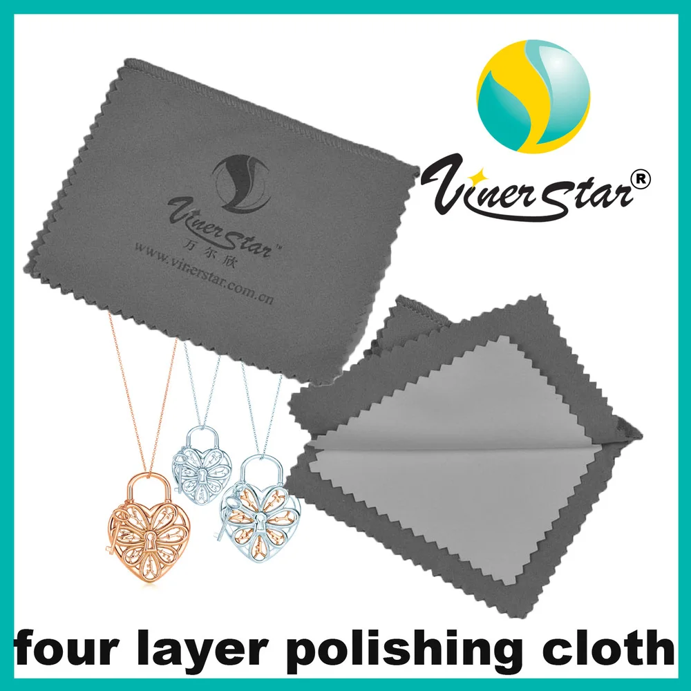 Microfiber Anti Tarnishing Special Treatment Silver Polishing Cloth