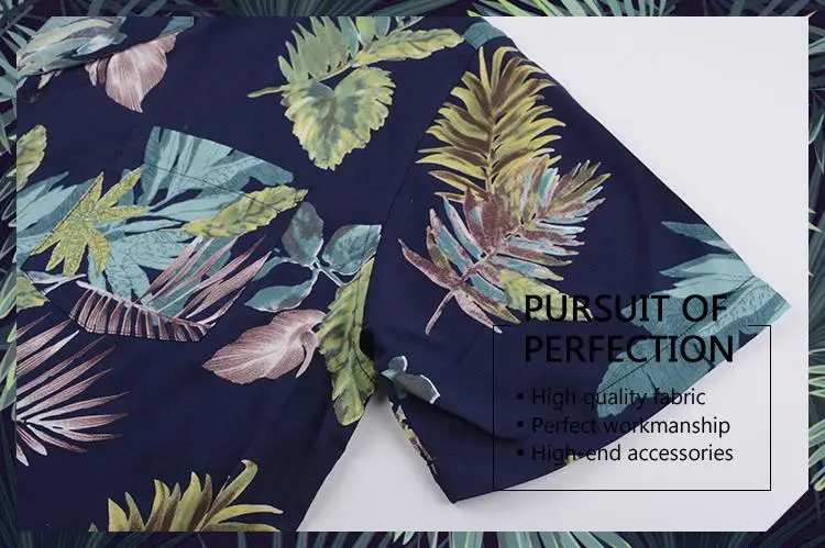 Made in China odm fashion beach designed viscose rayon shirts for men casual