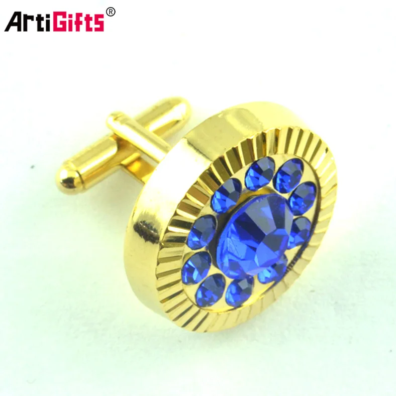 Diamond Cut Promotion Custom Metal Men's Stainless Steel Cufflink Blank 