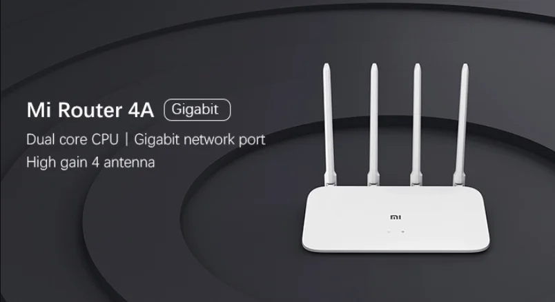 Xiaomi Mi Router 4a Gigabit Edition 100m 1000m 2.4ghz 5ghz Wifi Rom 16mb  Ddr3 64mb 128mb High Gain 4 Antennas Remote App Control - Buy Xiaomi Router  4a,Mi Router 4a,Mi Global Wifi