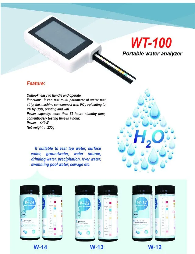 Water Test Strips 1 Parameter Pool Water Test Residual Chlorine
