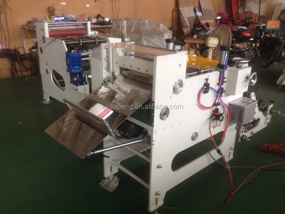 color printed paper roll to sheet cutting machine