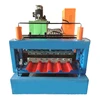 Gold manufacturer double stainless steel iron roofing panel roll forming machine
