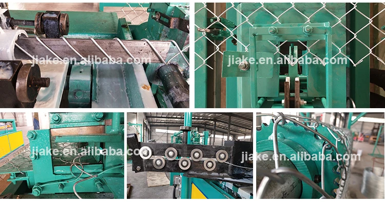 Chain link fence weaving machinery in china