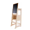 Multi-functional Wooden Step Stool Premium Birch Cooking Toddler Stool Adjustable Height Educational Learning Tower