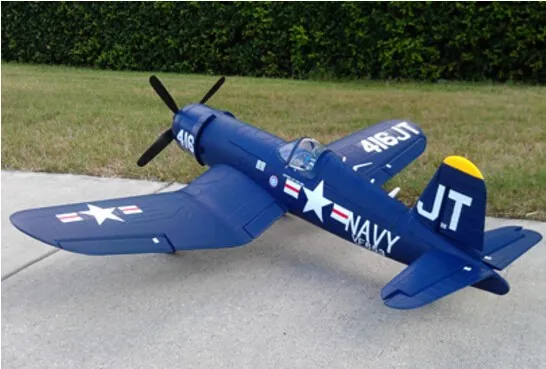 f4u rc airplane large size with