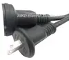 PSE approved 110V AC power cord 2 pin japan plug with ground wire