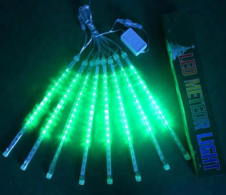 factory outlets christmas lights meteor Shower Falling Rain Drop Icicle Snow Fall LED Xmas Tree String Light