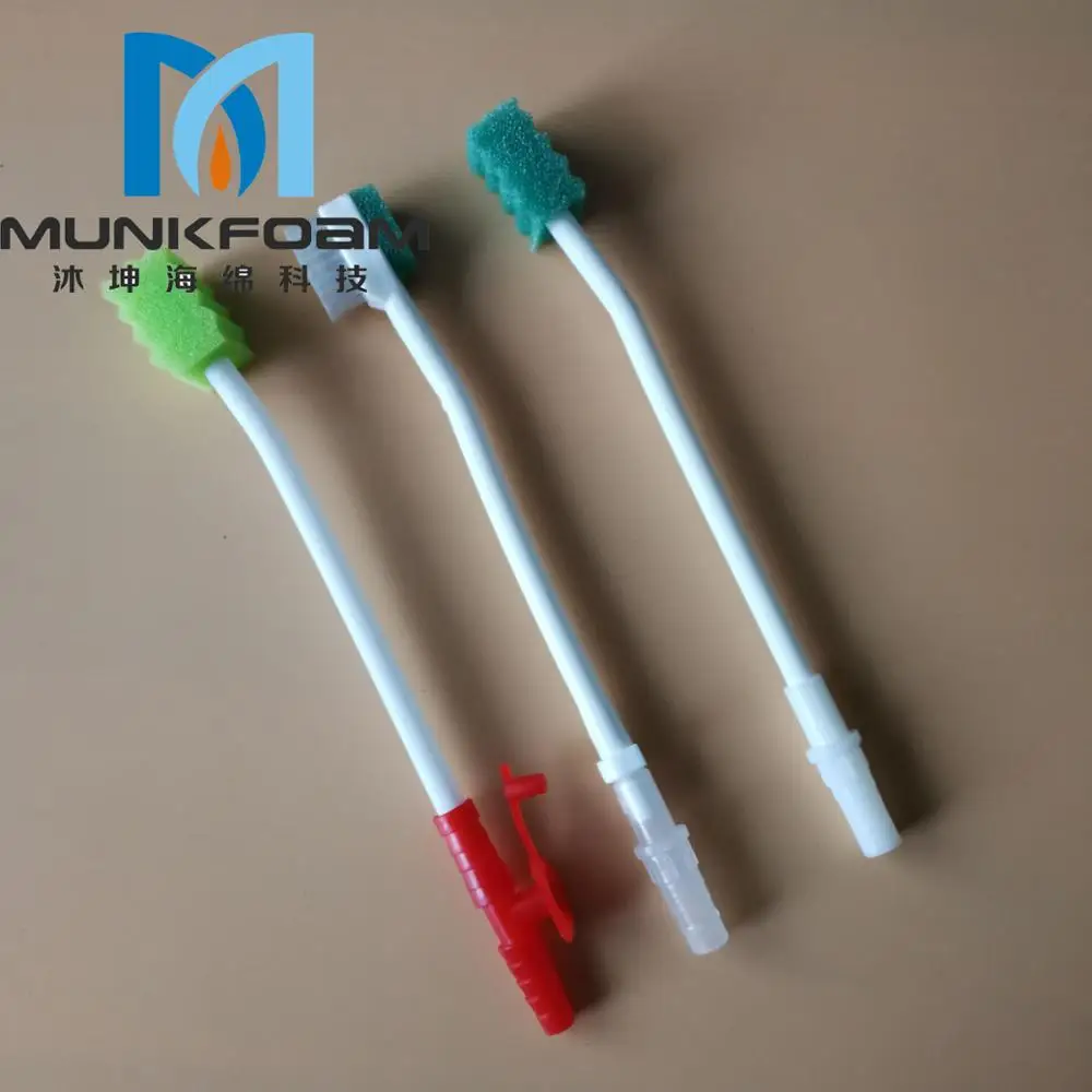 Medical Consumable Icu Disposable Steriled Sponge Oral Suction Hygiene