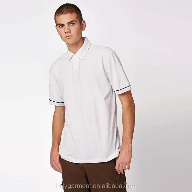 Google Xxxl Polo Shirts Customized Logo White Muscle Fit Long Sleeve ...