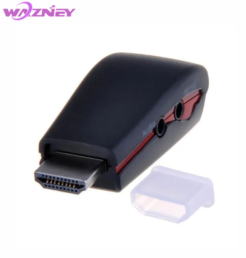 1080P HDMI to VGA Converter Lead with Audio and power Output Cable HDMI Female to VGA Male Converter Lead - ANKUX.COM