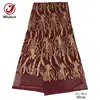 High class wholesale 5 yards polyester net lace fabrics with shiny sequins
