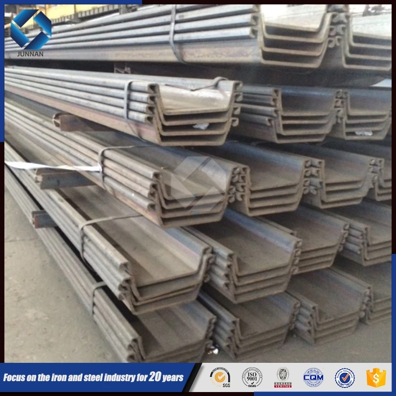 400x125 Concrete U Type Steel Sheet Pile Type 3a - Buy Concrete Sheet ...