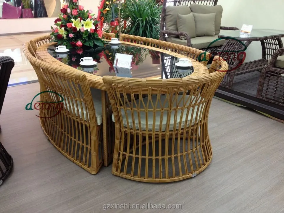 2017 Nuevo Patio Villas Muebles De Mimbre Al Aire Libre/hogar Y Jardín