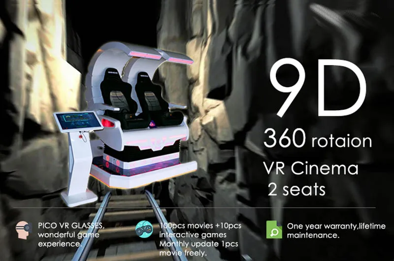 Cool Design 9d Vr Chair 360 Rotation Gaming Machine Buy Virtual Reality 9d Vr 9d Cinema Motion