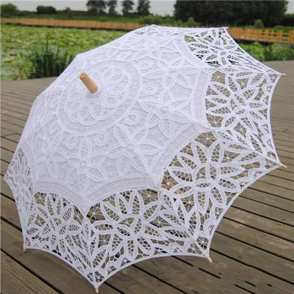 lace wedding umbrella parasol