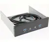 2 Ports USB 3.0 + 2 port Audio Desktop Computer Front Panel Drive Bit Expansion Mobile Rack USB3.0 CD-ROM Bracket Mount HUB Bay