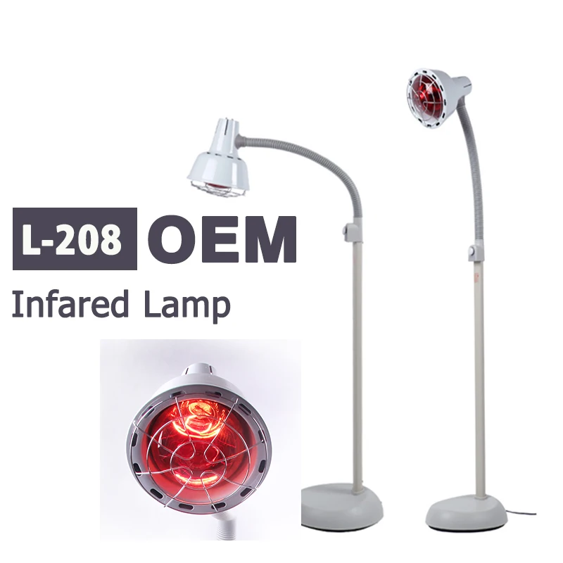 L211 Professional Infrared Therapy Heating Stand Lamp Physiotherapy Heating Massage With 5 Lamp