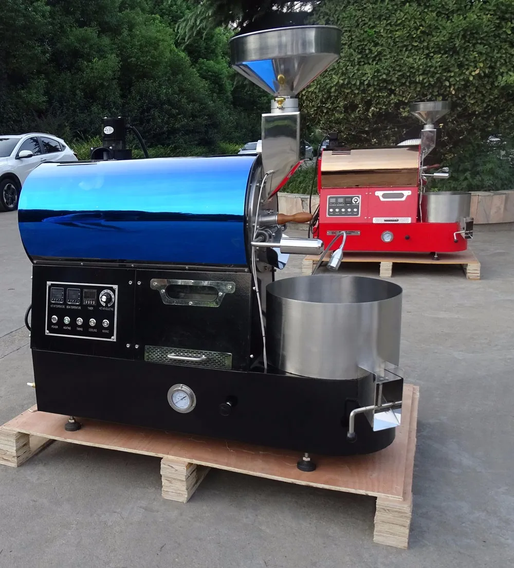 Automatic Electric Full City Coffee Roaster By-2kg Commercial Cafe ...