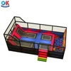 OK Playground small different function children trampoline jump park