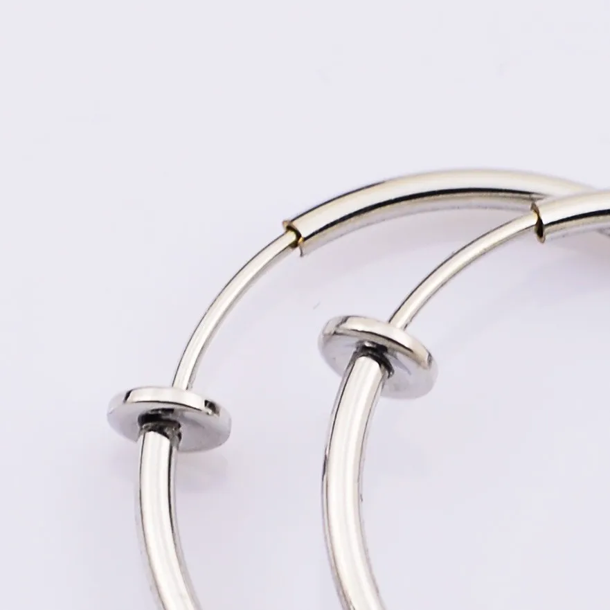 fake pierced earrings hoops