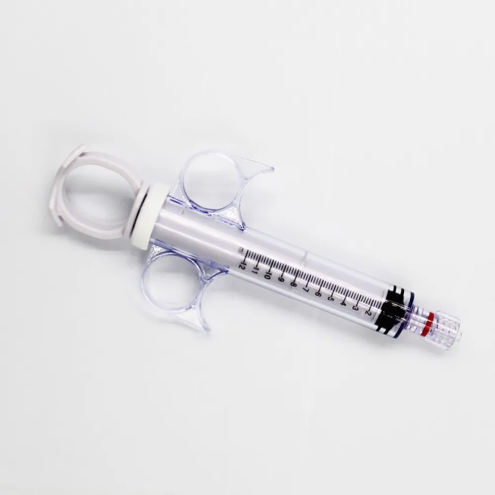 Disposable Medical 12ml Angiographic Dose Control Syringe