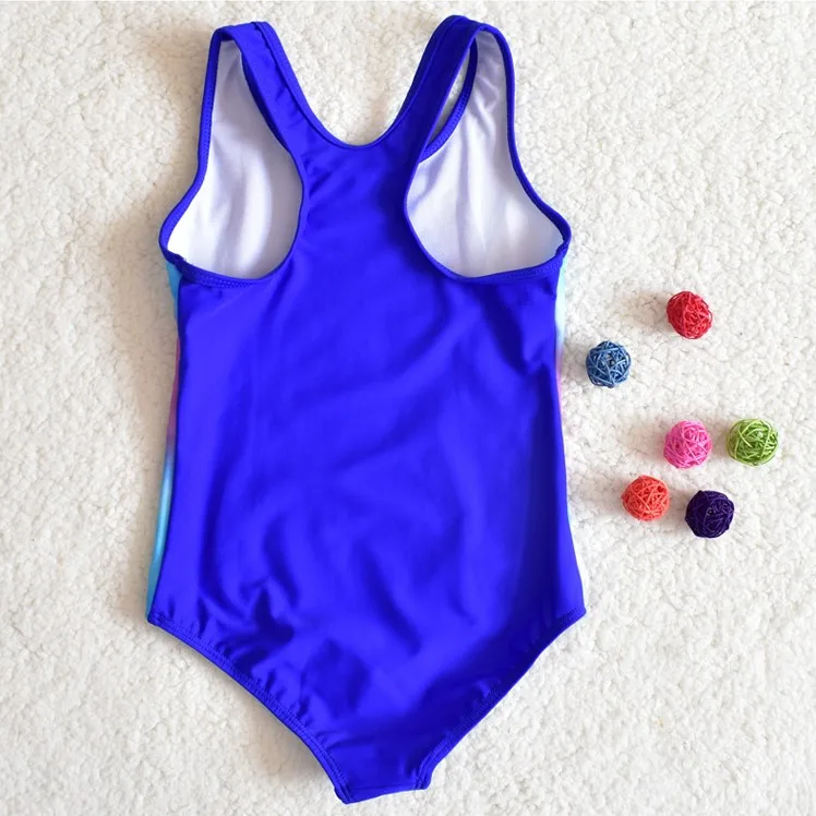 New Arrival Girl One Piece Blue Swimwear Swimsuit Kids Girl Swimwear ...