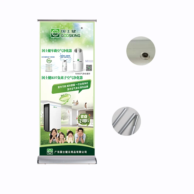 Custom Factory Broad Base Aluminum Pull Up Stand Roll Up Banner
