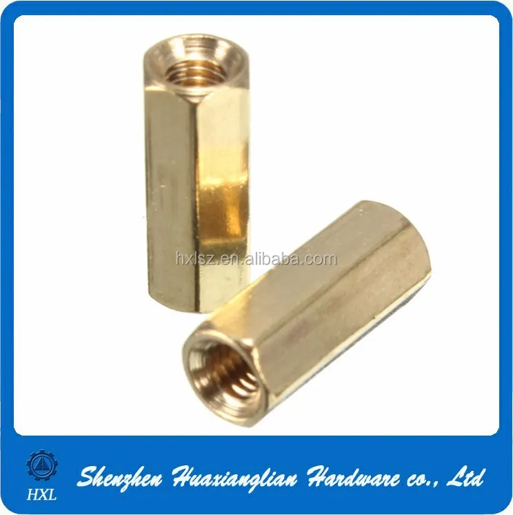 Factory Price Long Coulpling M2.5 M4 M6 M8 M10 Hex Brass Standoff Nut