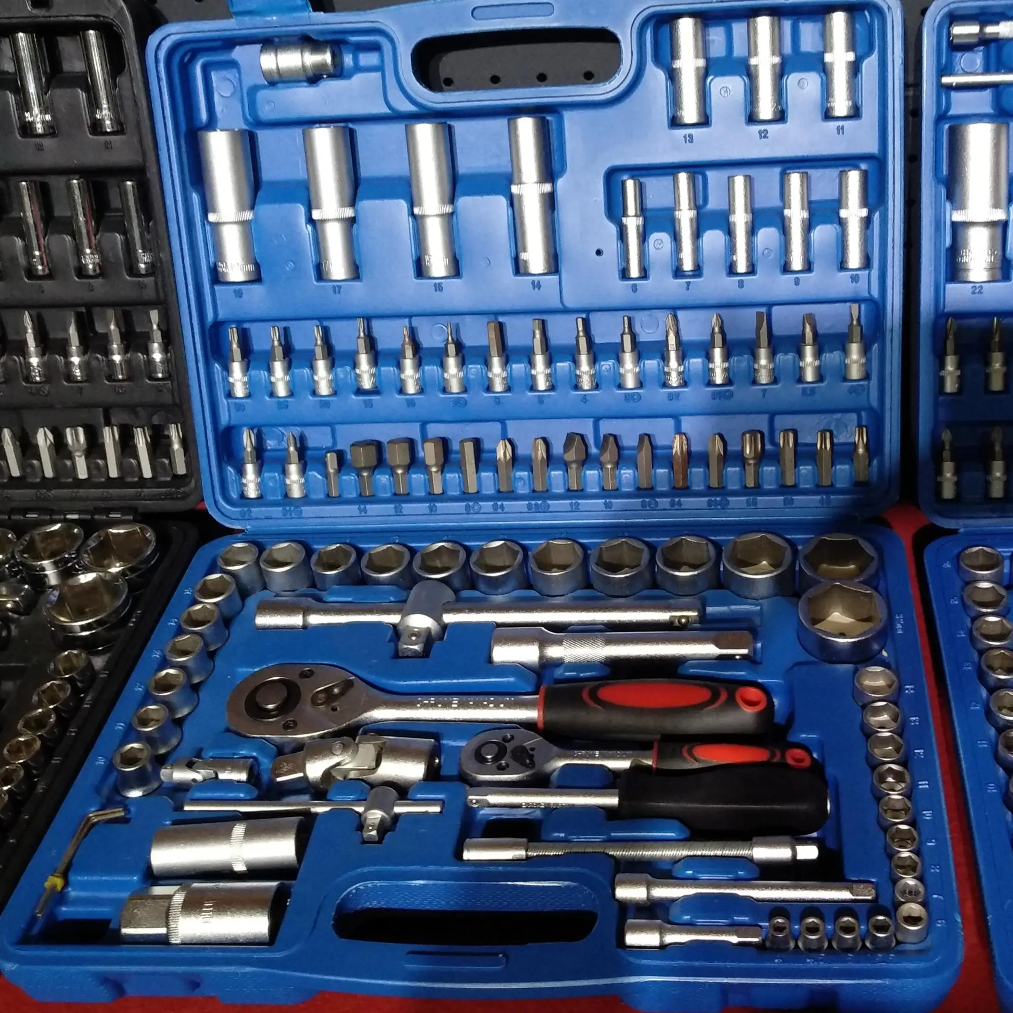 matt 94pcs Socket Wrench Set 1/2'' Drive Box Spanner Auto Repair Tool