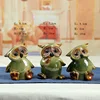 owl ceramic three pieces All kinds of expressions multicolored multicolored furnishings furnishings home decoration
