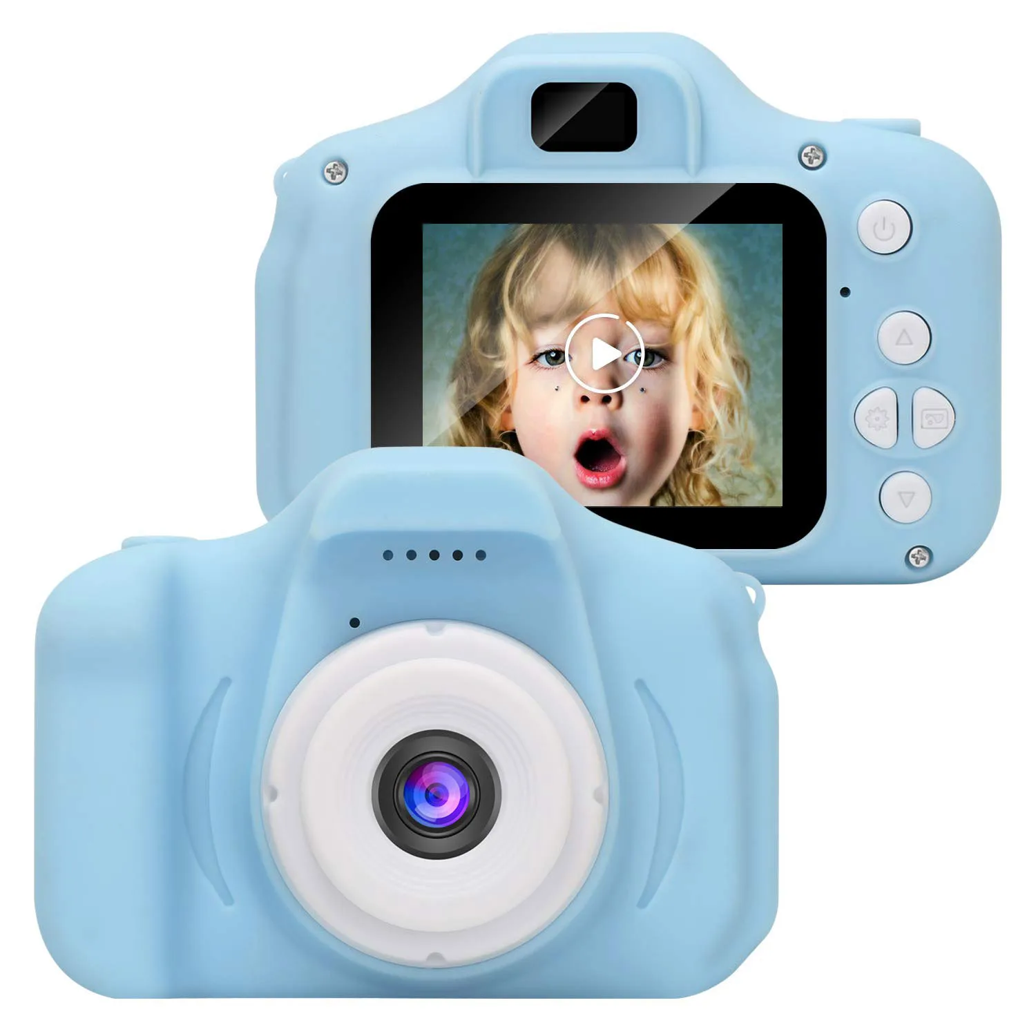 2.0 Inch IPS Screen Shockproof Child Digital Selfie HD Camera Camcorder 12MP Mini Kids Camera 720P