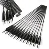 Linkboy Archery 30/32inch Carbon Arrow Spine 300 340 400 500 600 ID6.2mm with turkey feather 5" Arrows Hunting Shooting Archery