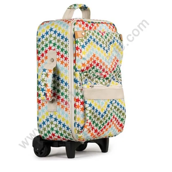 Trendy Cheap Trolley Fabric Suitcase With External Wheels Buy Trendy