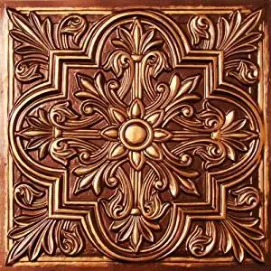 Buy Drop Ceiling Tiles 2x2 302 Antique Copper Faux Plastic