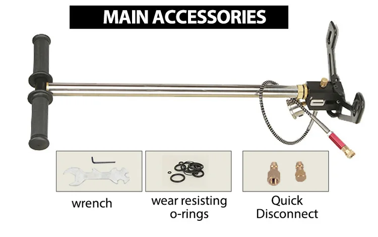 minya 1m maximum head car compression seal check hand held air pump