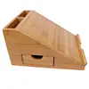 Aonong Bamboo tablet stands for ipad & pen holder&drawer