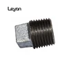 Galvanized iron pipe end plug/cap/ BSPT Thread/NPT 1/8" malleable 290 plug 1/2" malleable plug