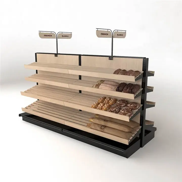 Custom Made Wooden Bread Shelf Wood Bakery Shelf - Buy Bakery Shelf ...