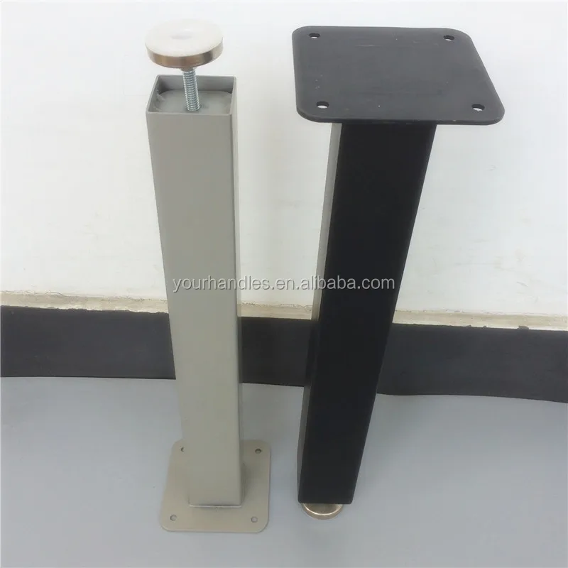Square Furniture Feet,Steel Retractable Table Feet,Desk Table