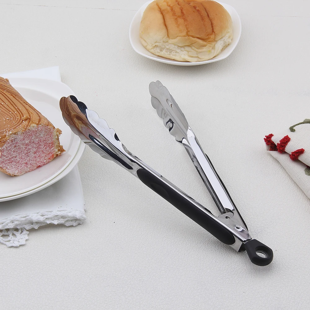 Kitchen Gadgets Stainless Steel Pp Brick Tongs