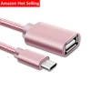 High quality metal micro OTG adaptor cable