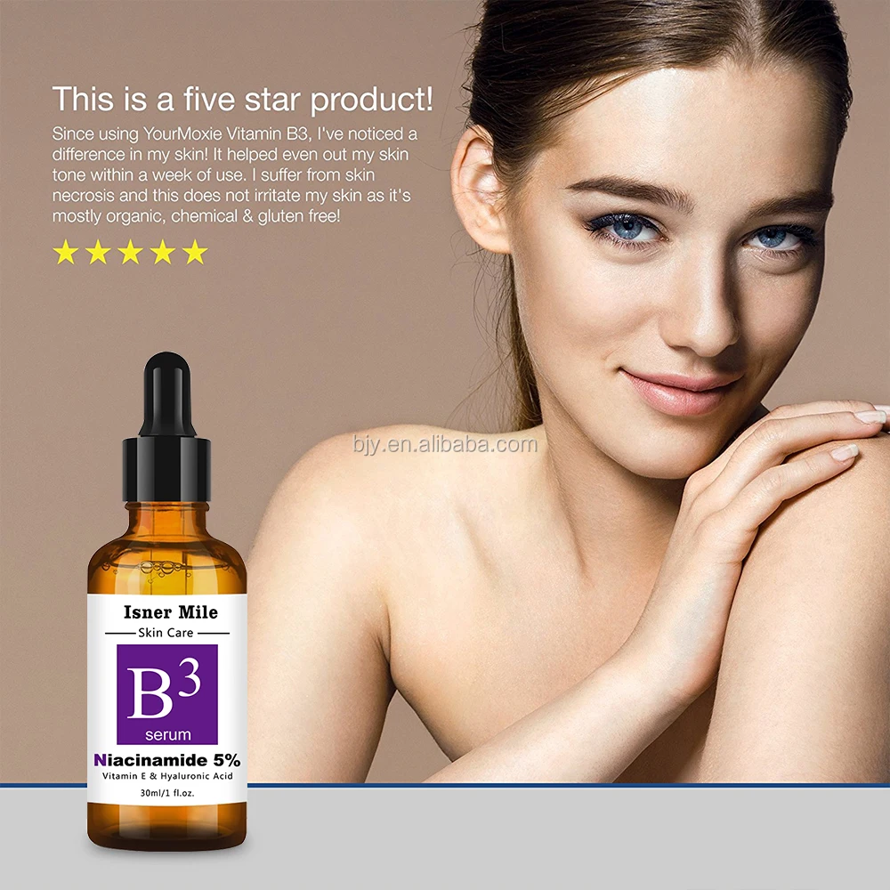 Natural Vitamin B3 Facial Serum Niacinamide 5 Moisturizing Face Cream